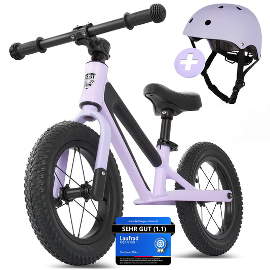 FAST N FUN Laufrad mit Helm im Set