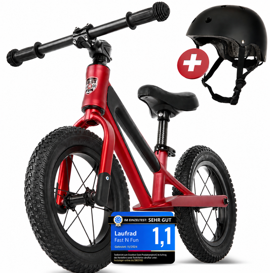 FAST N FUN Laufrad mit Kinderhelm im Set