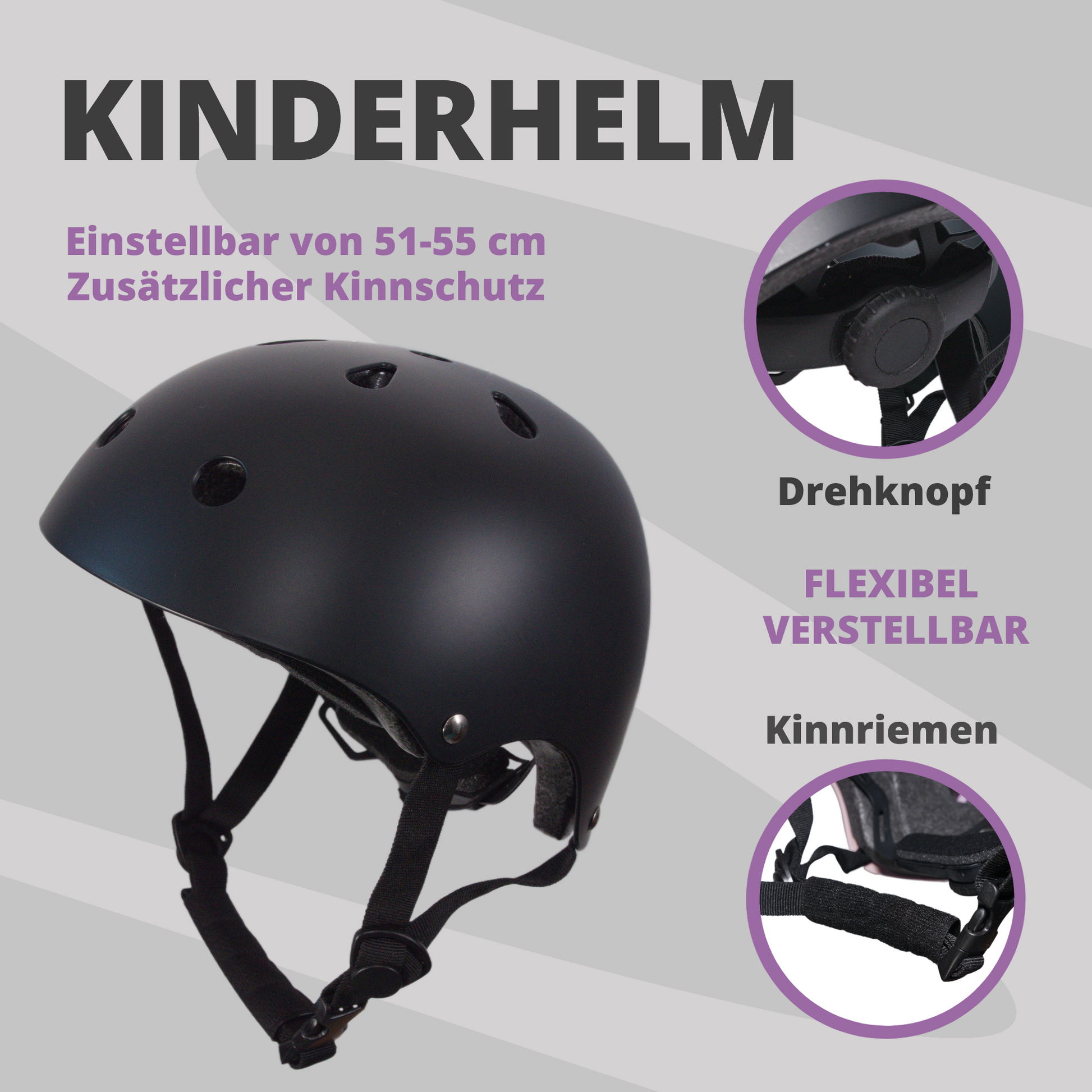 fahrradhelm 51 55 FAST N FUN Kinderhelm