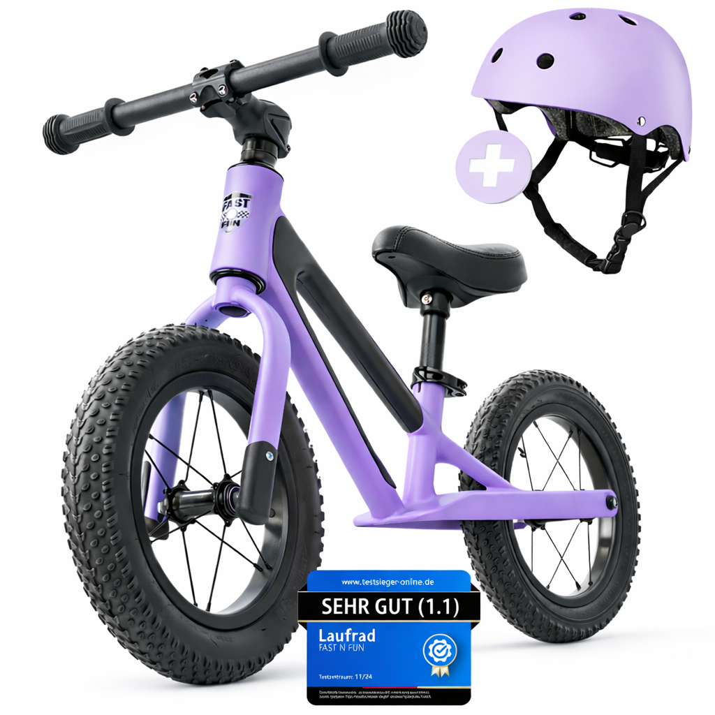 FAST N FUN Laufrad mit Helm im Set